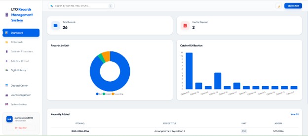 Records Management System